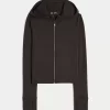 Gilly Hicks Active Recharge Hooded Crop Zip-Up Top Gilly Hicks Active Recharge Hooded Crop Zip-Up Top