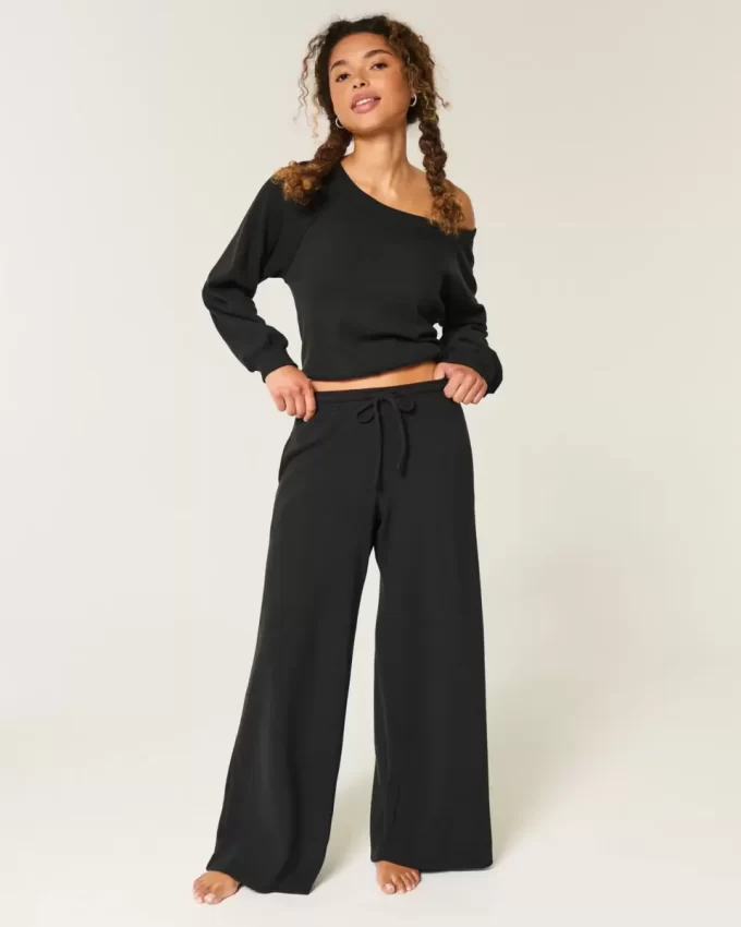 Gilly Hicks Baggy Cozy Waffle Παντελόνι Gilly Hicks Baggy Cozy Waffle Παντελόνι