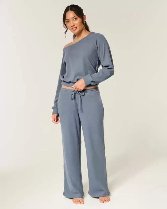 Gilly Hicks Baggy Cozy Waffle Παντελόνι Gilly Hicks Baggy Cozy Waffle Παντελόνι