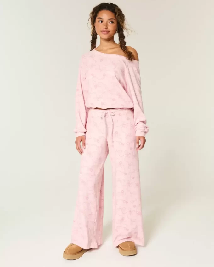Gilly Hicks Baggy Cozy Waffle Παντελόνι Gilly Hicks Baggy Cozy Waffle Παντελόνι