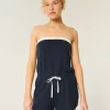 Gilly Hicks Cozy Strapless Waffle Onesie Gilly Hicks Cozy Strapless Waffle Onesie