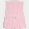 Gilly Hicks Cozy Strapless Waffle Onesie Gilly Hicks Cozy Strapless Waffle Onesie