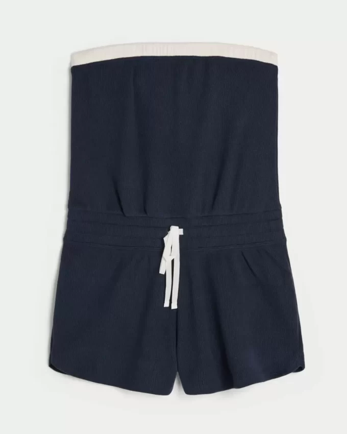 Gilly Hicks Cozy Strapless Waffle Onesie Gilly Hicks Cozy Strapless Waffle Onesie
