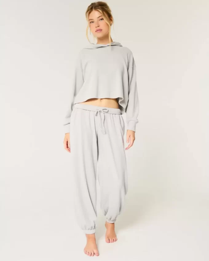 Gilly Hicks Cozy Waffle Baggy Joggers Gilly Hicks Cozy Waffle Baggy Joggers