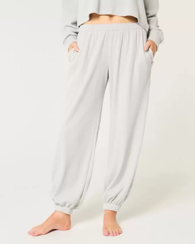 Gilly Hicks Cozy Waffle Baggy Joggers Gilly Hicks Cozy Waffle Baggy Joggers