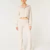 Πουλόβερ Gilly Hicks με πλεκτό Foldover Waist Flare Pants Πουλόβερ Gilly Hicks με πλεκτό Foldover Waist Flare Pants