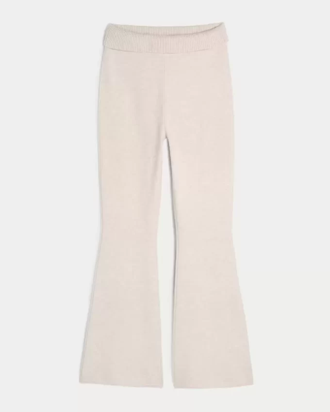 Πουλόβερ Gilly Hicks με πλεκτό Foldover Waist Flare Pants Πουλόβερ Gilly Hicks με πλεκτό Foldover Waist Flare Pants