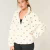 Κεντημένο με φερμουάρ Gilly Hicks Sherpa Top Κεντημένο με φερμουάρ Gilly Hicks Sherpa Top