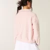 Gilly Hicks Sherpa Zip-Up Top