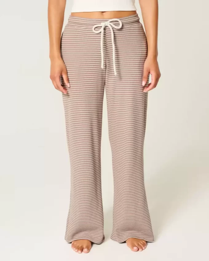 Gilly Hicks Waffle Lace ίσιο παντελόνι Gilly Hicks Waffle Lace ίσιο παντελόνι