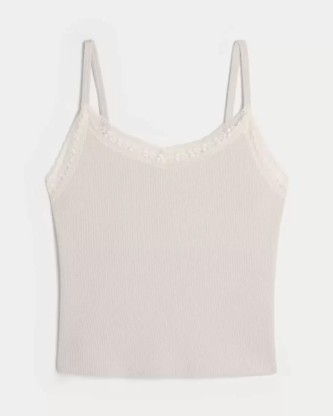 Gilly Hicks Waffle Lace Cami Gilly Hicks Waffle Lace Cami