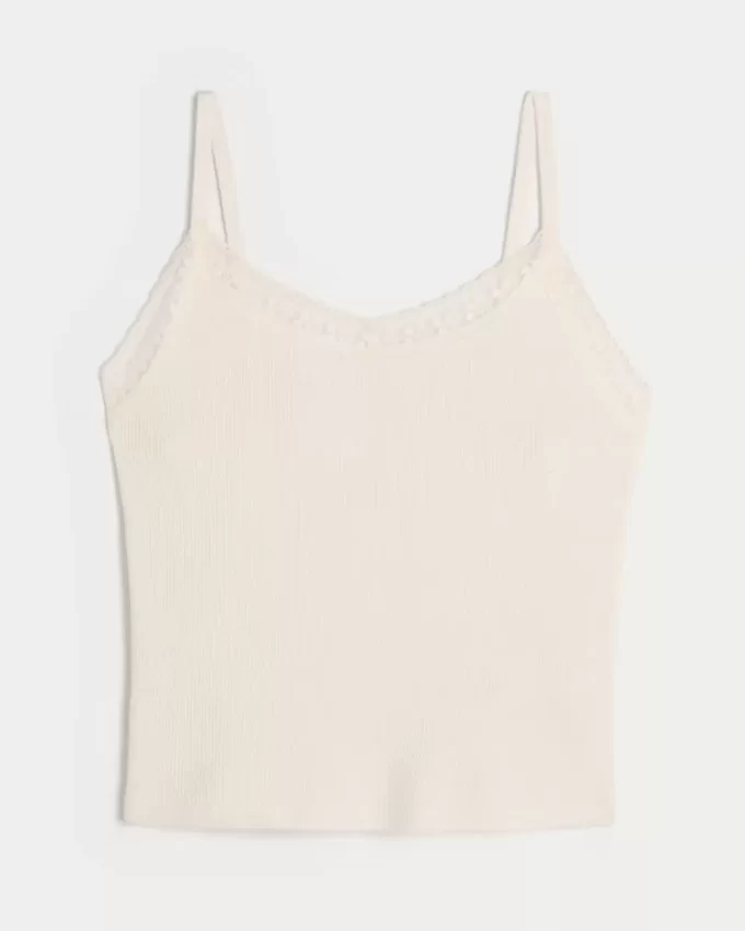 Gilly Hicks Waffle Lace Cami Gilly Hicks Waffle Lace Cami