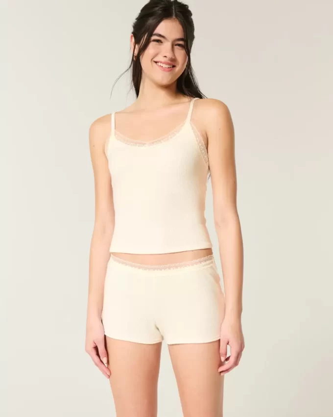 Gilly Hicks Waffle Lace Shortie σορτς Gilly Hicks Waffle Lace Shortie σορτς
