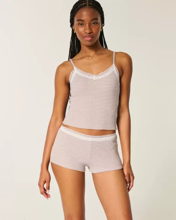 Gilly Hicks Waffle Lace Shortie σορτς Gilly Hicks Waffle Lace Shortie σορτς