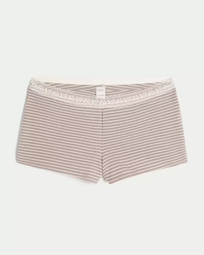Gilly Hicks Waffle Lace Shortie σορτς Gilly Hicks Waffle Lace Shortie σορτς