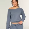 Gilly Hicks Waffle Off-the-Shoulder Top Gilly Hicks Waffle Off-the-Shoulder Top