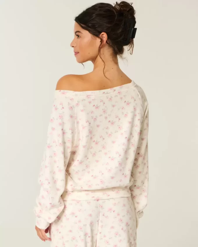 Gilly Hicks Waffle Off-the-Shoulder Top Gilly Hicks Waffle Off-the-Shoulder Top