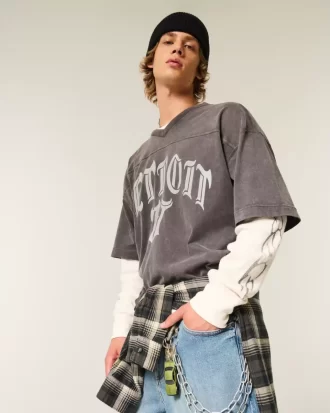 Πουκάμισο Graffiti Graphic Thermal Crew