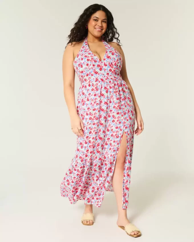 Φόρεμα Halter Maxi Φόρεμα Halter Maxi