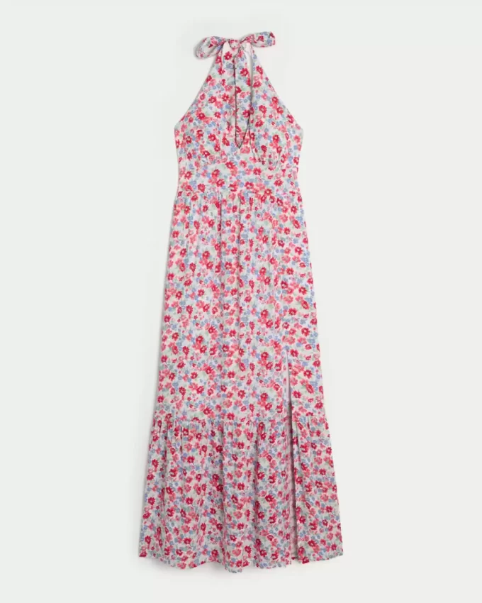 Φόρεμα Halter Maxi Φόρεμα Halter Maxi