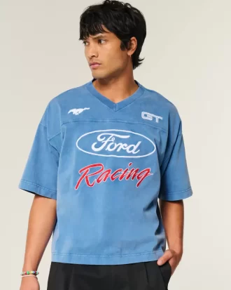 Φαρδύ Heavyweight Crop Graphic Tee Ford