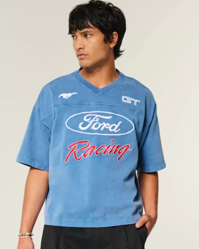 Φαρδύ Heavyweight Crop Graphic Tee Ford