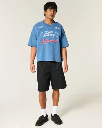 Φαρδύ Heavyweight Crop Graphic Tee Ford