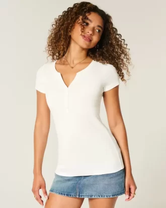 Κοντομάνικο Henley