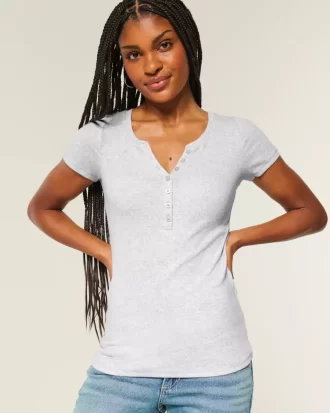Κοντομάνικο Henley