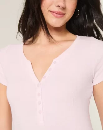 Κοντομάνικο Henley