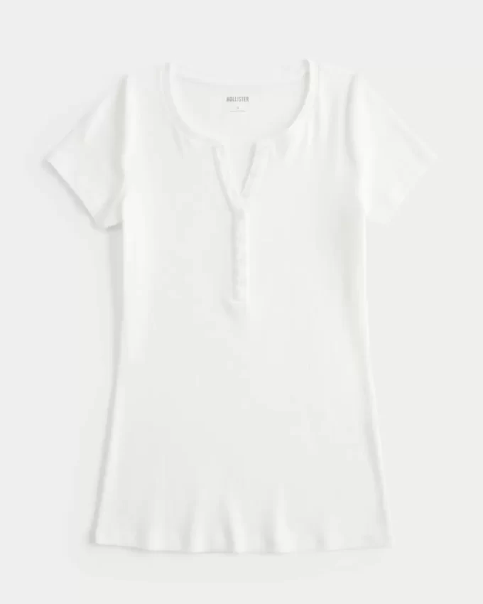 Κοντομάνικο Henley Κοντομάνικο Henley
