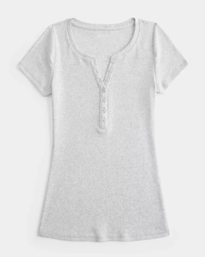 Κοντομάνικο Henley Κοντομάνικο Henley