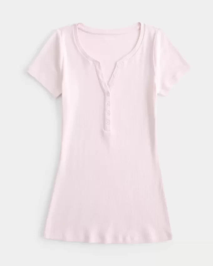 Κοντομάνικο Henley Κοντομάνικο Henley