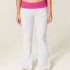 Παντελόνι Hibiscus Graphic Foldover Waist Flare Παντελόνι Hibiscus Graphic Foldover Waist Flare