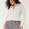 Πλεκτό πουλόβερ Hollister Comfy Cloud με φερμουάρ Πλεκτό πουλόβερ Hollister Comfy Cloud με φερμουάρ