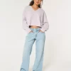 Πουλόβερ Hollister Comfy Cloud Boxy με λαιμόκοψη