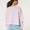 Πουλόβερ Hollister Comfy Cloud Boxy με λαιμόκοψη