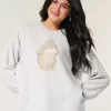 Πουλόβερ Hollister Comfy Cloud Bunny Graphic Crew Πουλόβερ Hollister Comfy Cloud Bunny Graphic Crew