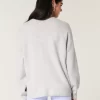 Πουλόβερ Hollister Comfy Cloud Bunny Graphic Crew Πουλόβερ Hollister Comfy Cloud Bunny Graphic Crew