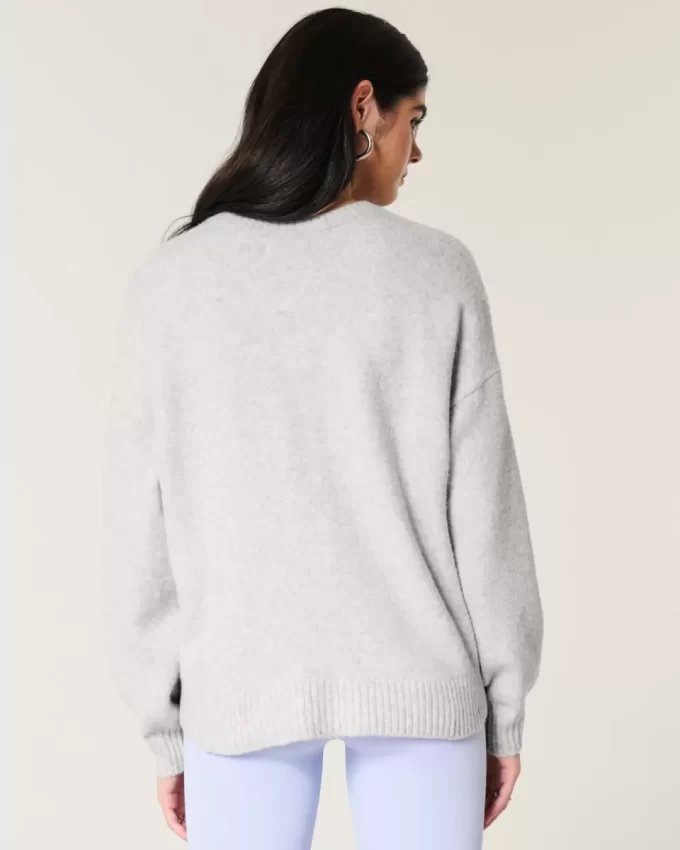 Πουλόβερ Hollister Comfy Cloud Bunny Graphic Crew Πουλόβερ Hollister Comfy Cloud Bunny Graphic Crew