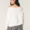 Γραφικό πουλόβερ Hollister Comfy Cloud Easy Off-the-Shoulder Deer Γραφικό πουλόβερ Hollister Comfy Cloud Easy Off-the-Shoulder Deer