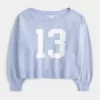 Γραφικό πουλόβερ Hollister Comfy Cloud Easy Off-the-Shoulder Number Γραφικό πουλόβερ Hollister Comfy Cloud Easy Off-the-Shoulder Number