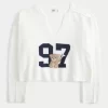 Πουλόβερ Hollister Comfy Cloud Graphic με λαιμόκοψη