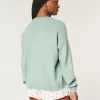 Πουλόβερ Hollister Comfy Cloud Oversized με λαιμόκοψη