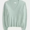 Πουλόβερ Hollister Comfy Cloud Oversized με λαιμόκοψη
