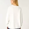 Γραφικό πουλόβερ Hollister Comfy Cloud Oversized Go Team Γραφικό πουλόβερ Hollister Comfy Cloud Oversized Go Team