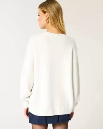 Γραφικό πουλόβερ Hollister Comfy Cloud Oversized Go Team