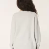 Γραφικό πουλόβερ Hollister Comfy Cloud Rose Γραφικό πουλόβερ Hollister Comfy Cloud Rose