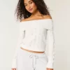 Πουλόβερ Hollister Comfy Cloud Stitchy Off-the-Shoulder Πουλόβερ Hollister Comfy Cloud Stitchy Off-the-Shoulder