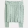 Πουλόβερ Hollister Comfy Cloud Stitchy Off-the-Shoulder Πουλόβερ Hollister Comfy Cloud Stitchy Off-the-Shoulder